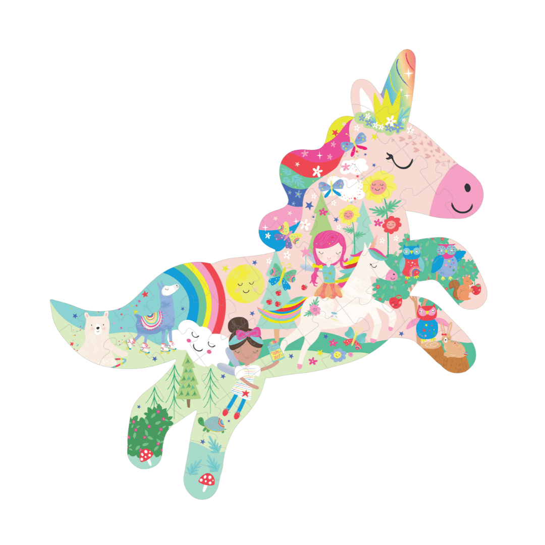 40 Piece Jigsaw - Rainbow Fairy Unicorn - Baby&More