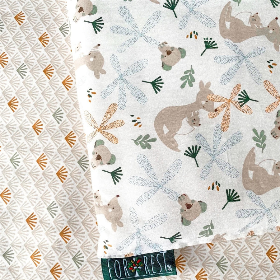 FORREST 3 Piece Organic Reversible Cot Bed Set - Koalaroo