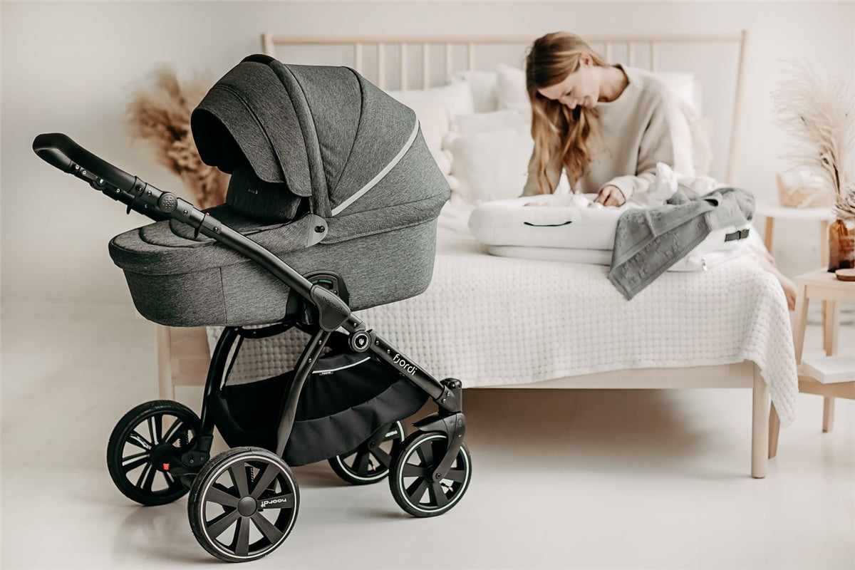 Noordi 2 in 1 Deluxe Baby Nest & Maternity Pillow with Silver-Ion Cotton - White