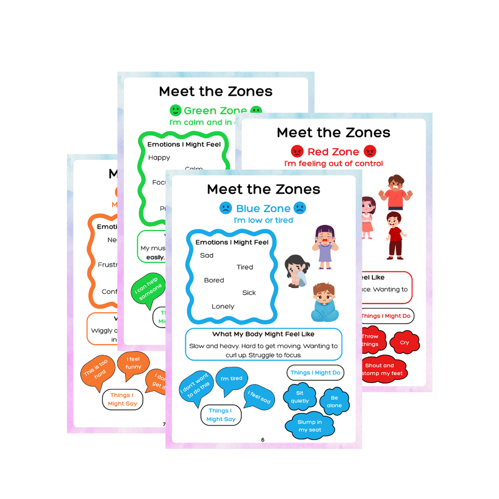My Emotions & Regulation Workbook for Kids