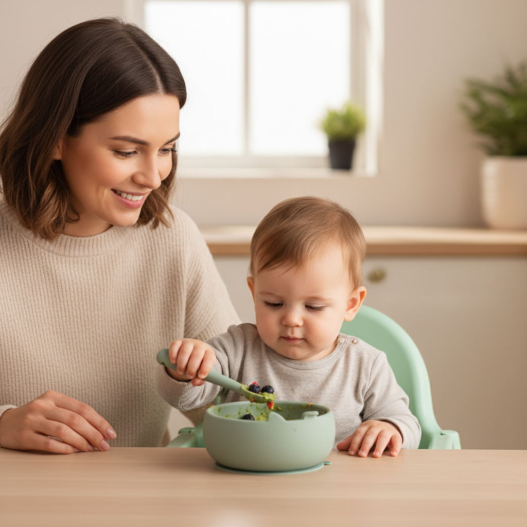 Jane Silicone Bowl and Spoon Set