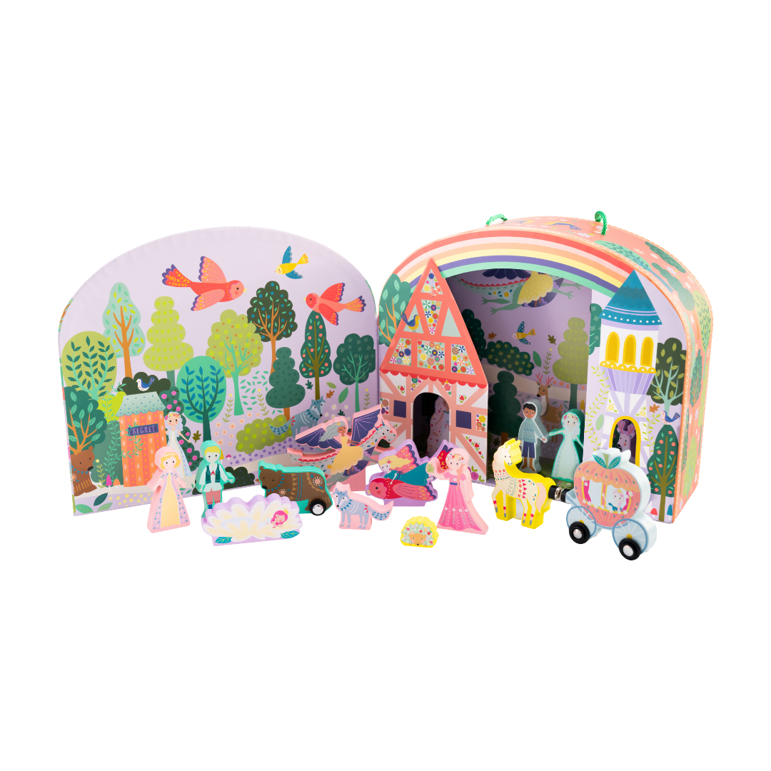 Playbox With Wooden Pieces - Fairy Tale