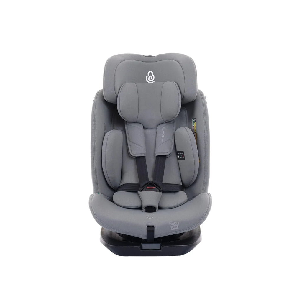 baby plus Pixi i-Size Group 0+/1/2/3 (Birth to 12 Years) Car Seat - Grey