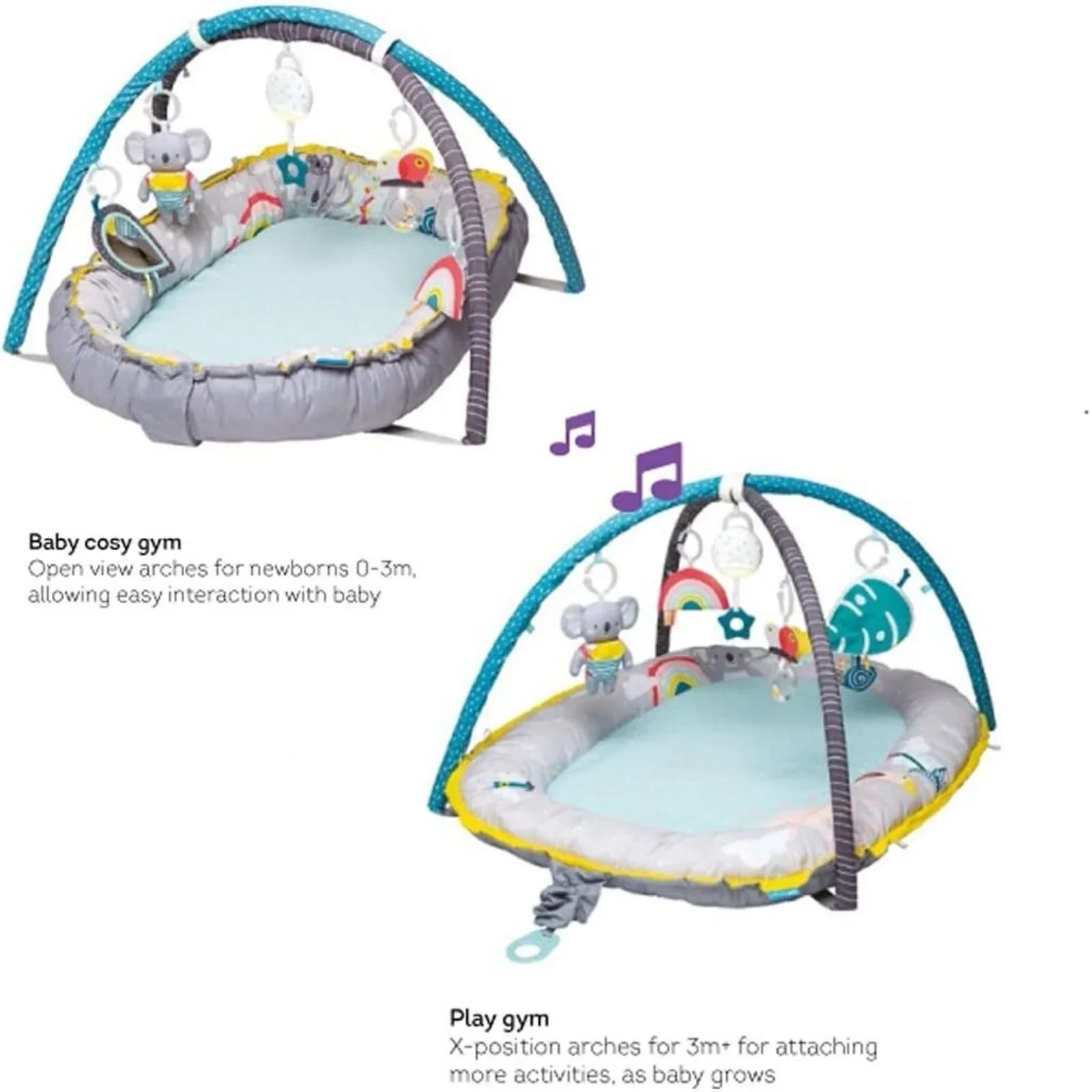 Taf Toys Koala Musical Cosy Gym