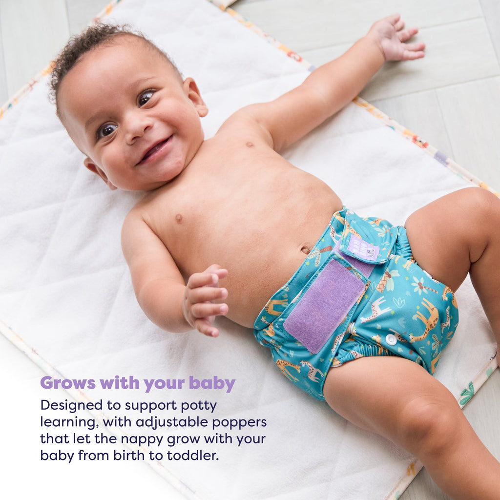 The Essentials Reusable Nappy Bundle - Wild Life