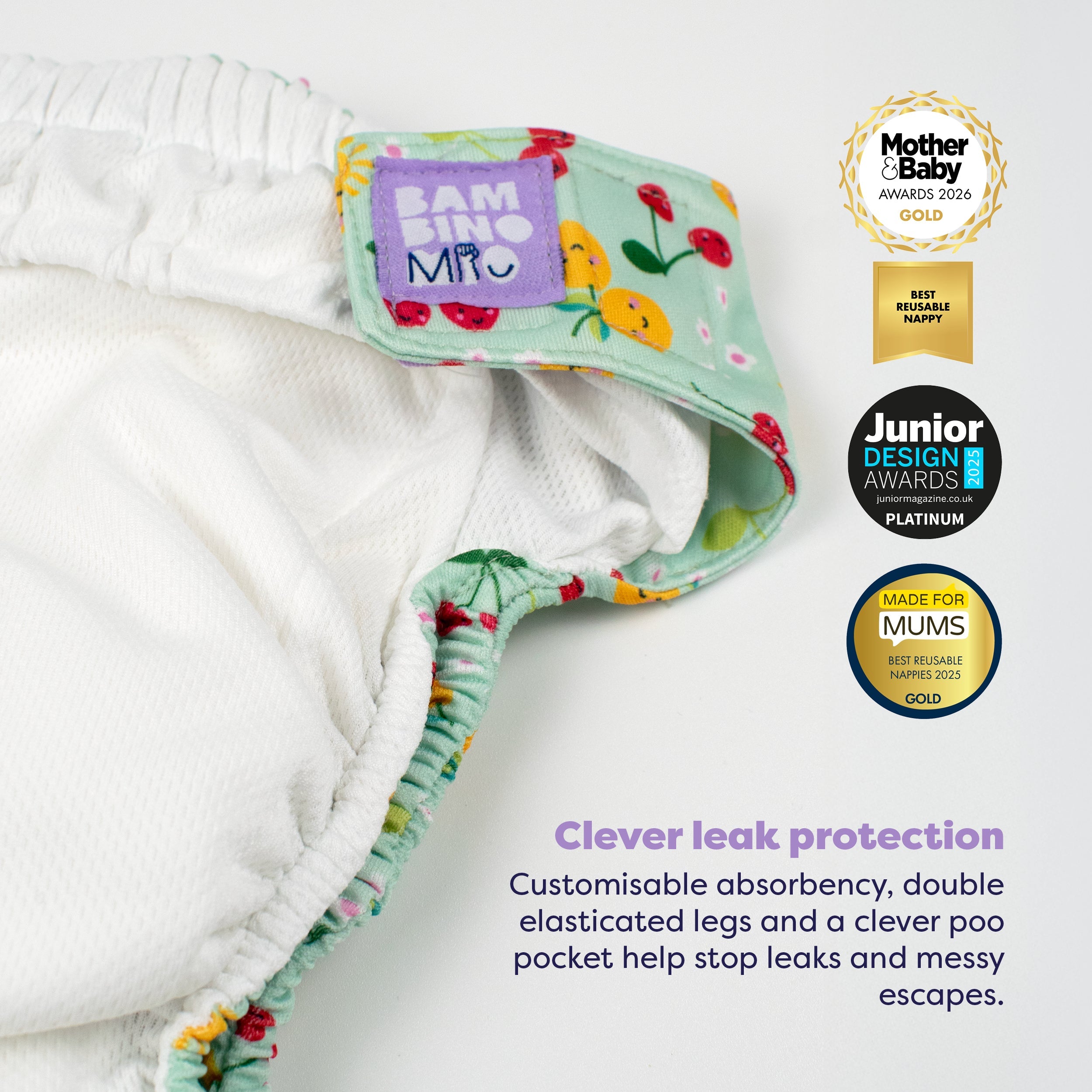 The Essentials Reusable Nappy Bundle - Garden Party