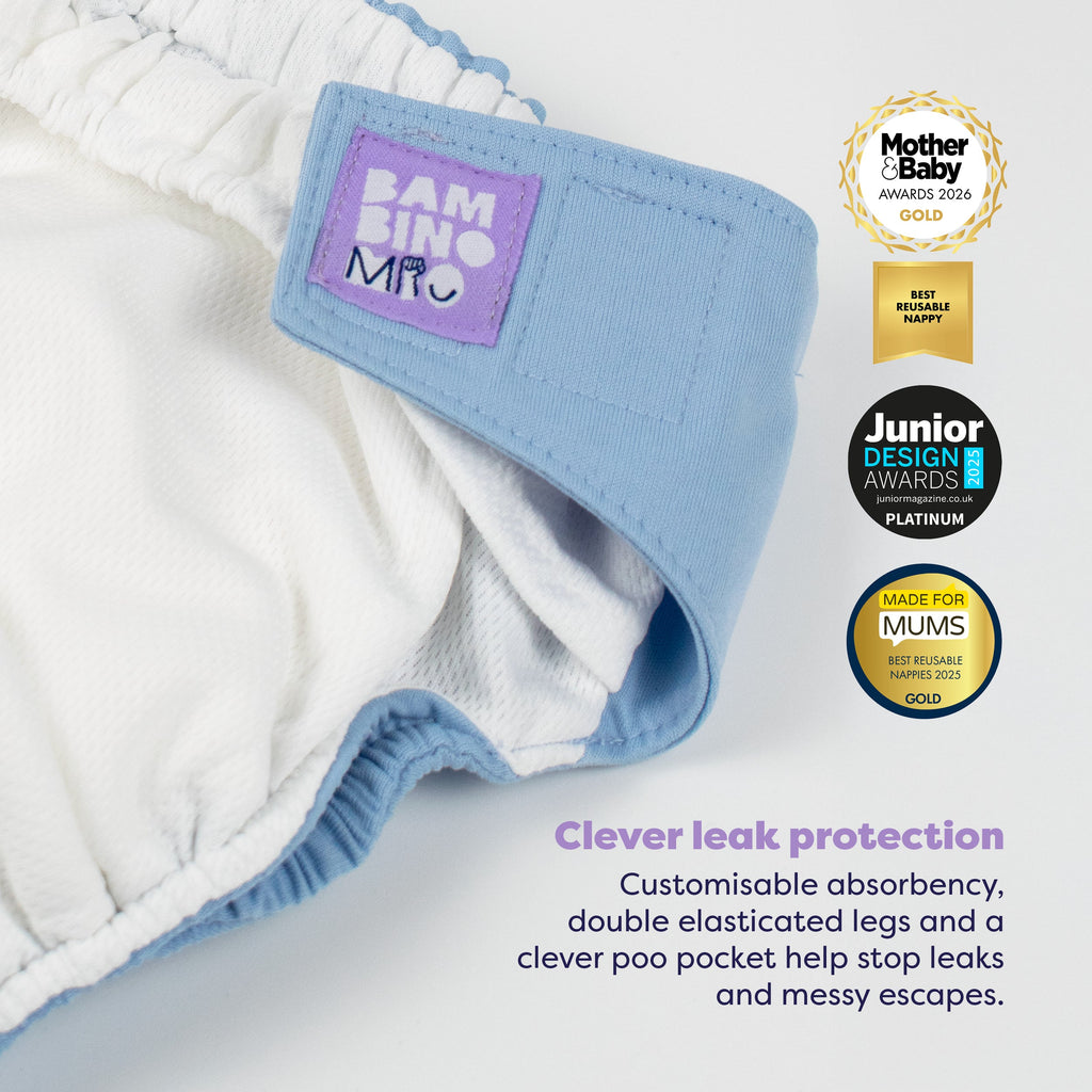 Bambino Mio Revolutionary Reusable Nappy - Blue