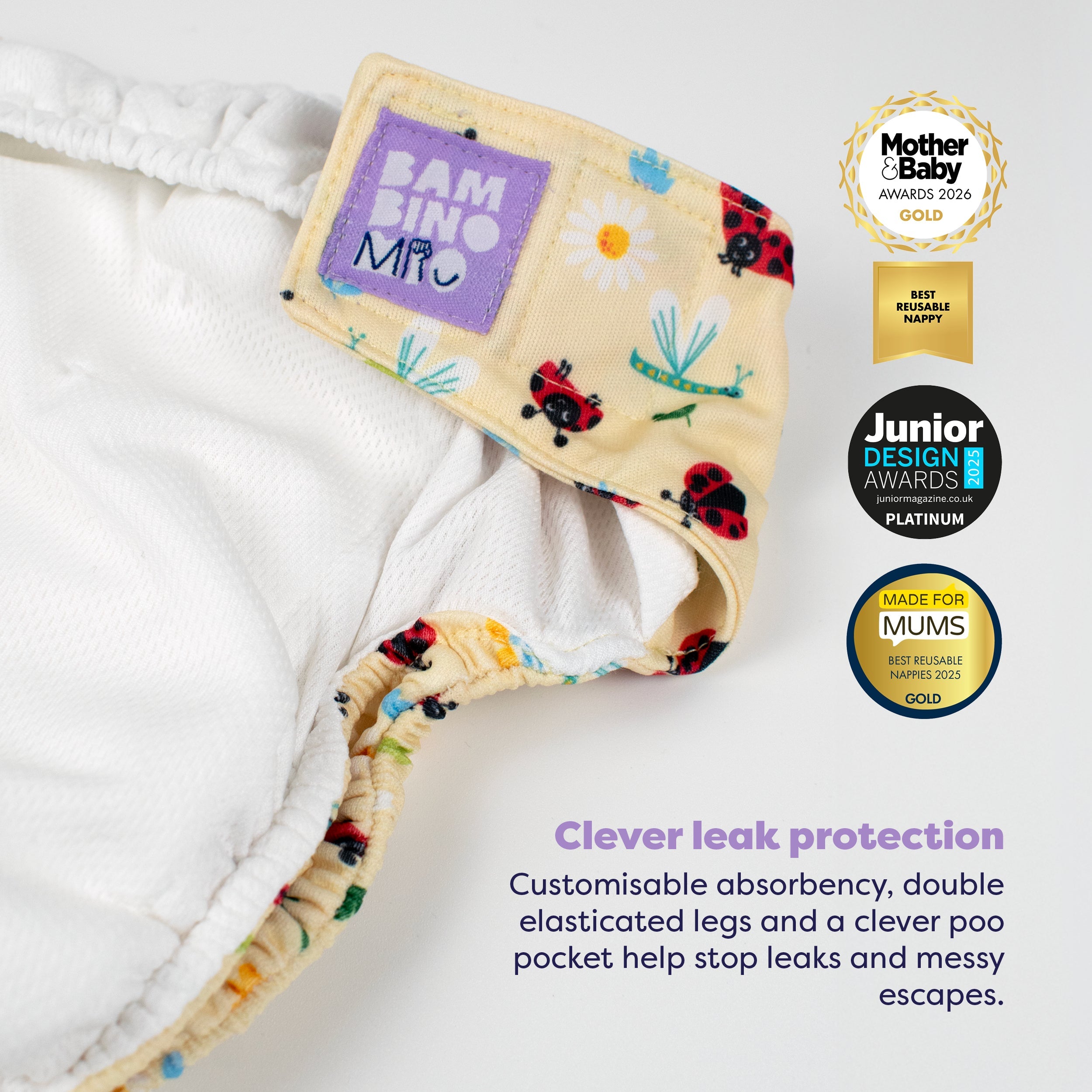 Bambino Mio Revolutionary Reusable Nappy - Flutter And Bloom