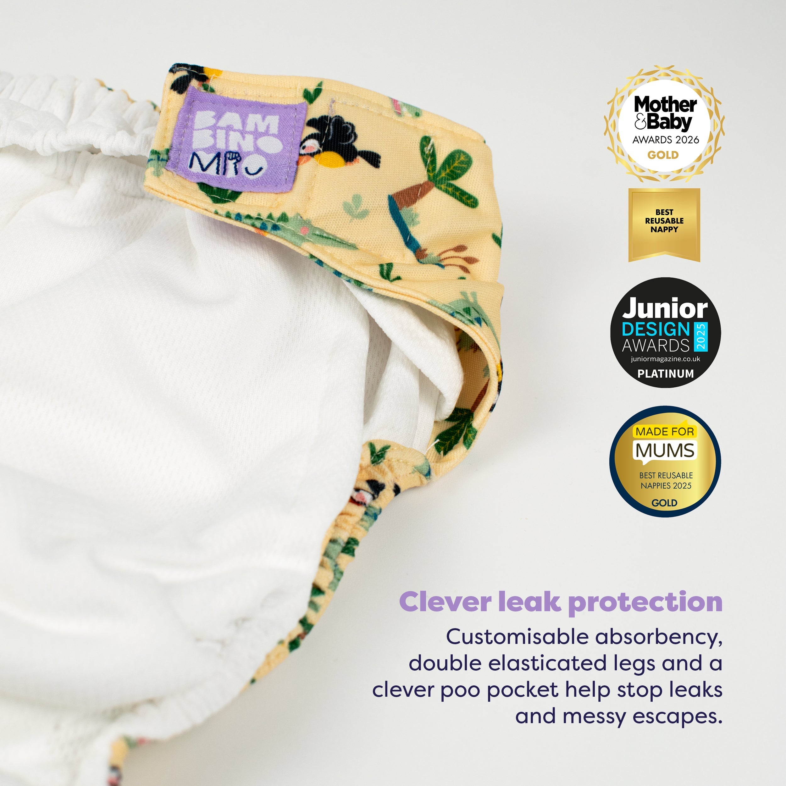Bambino Mio Revolutionary Reusable Nappy - River Rascals