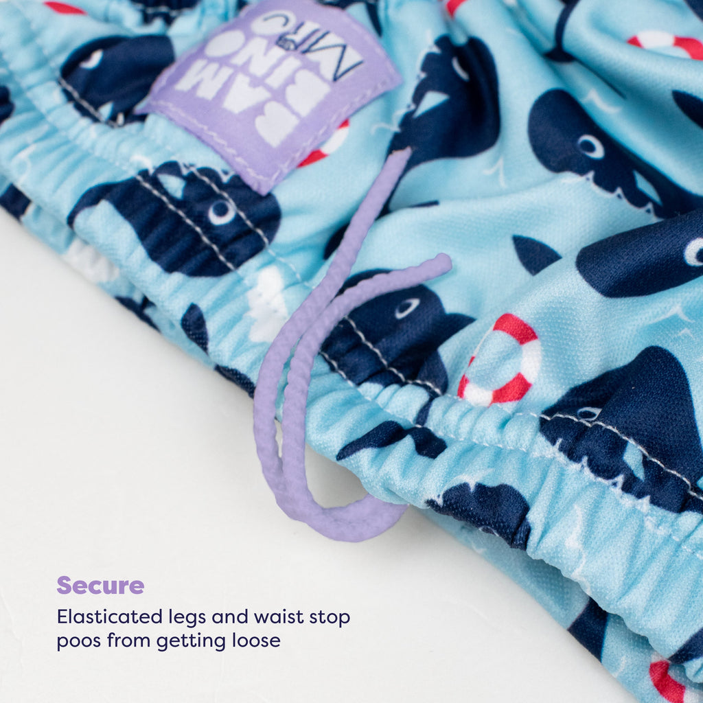 Bambino Mio Reusable Swim Nappy - Blue Whale