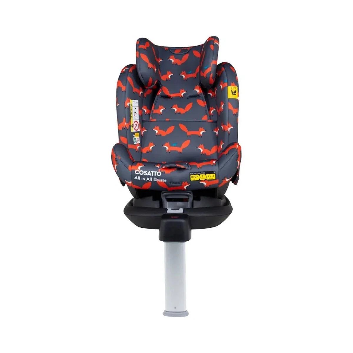 Cosatto All in All 360 Rotate i-Size Group 0+/1/2/3 Car Seat - Charcoal Mister Fox