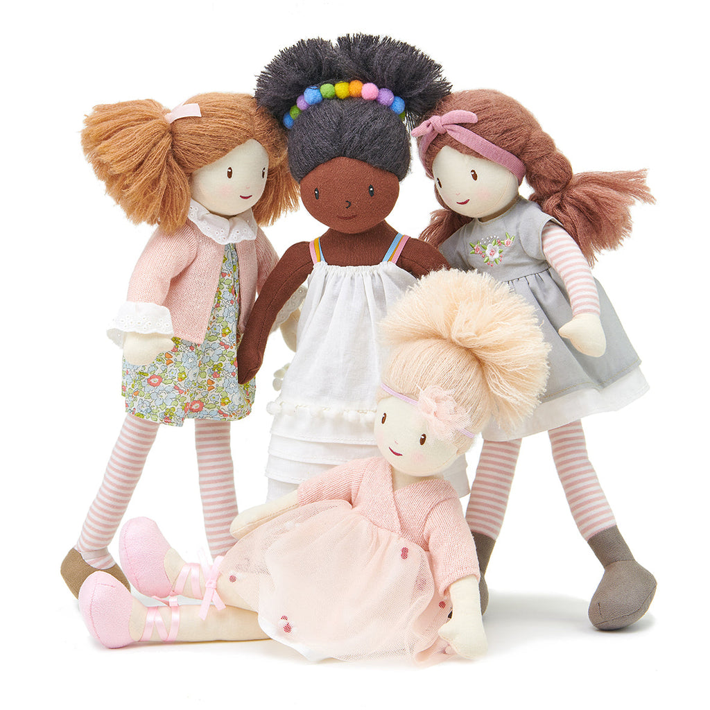 ThreadBear Design Esme Rainbow Rag Doll