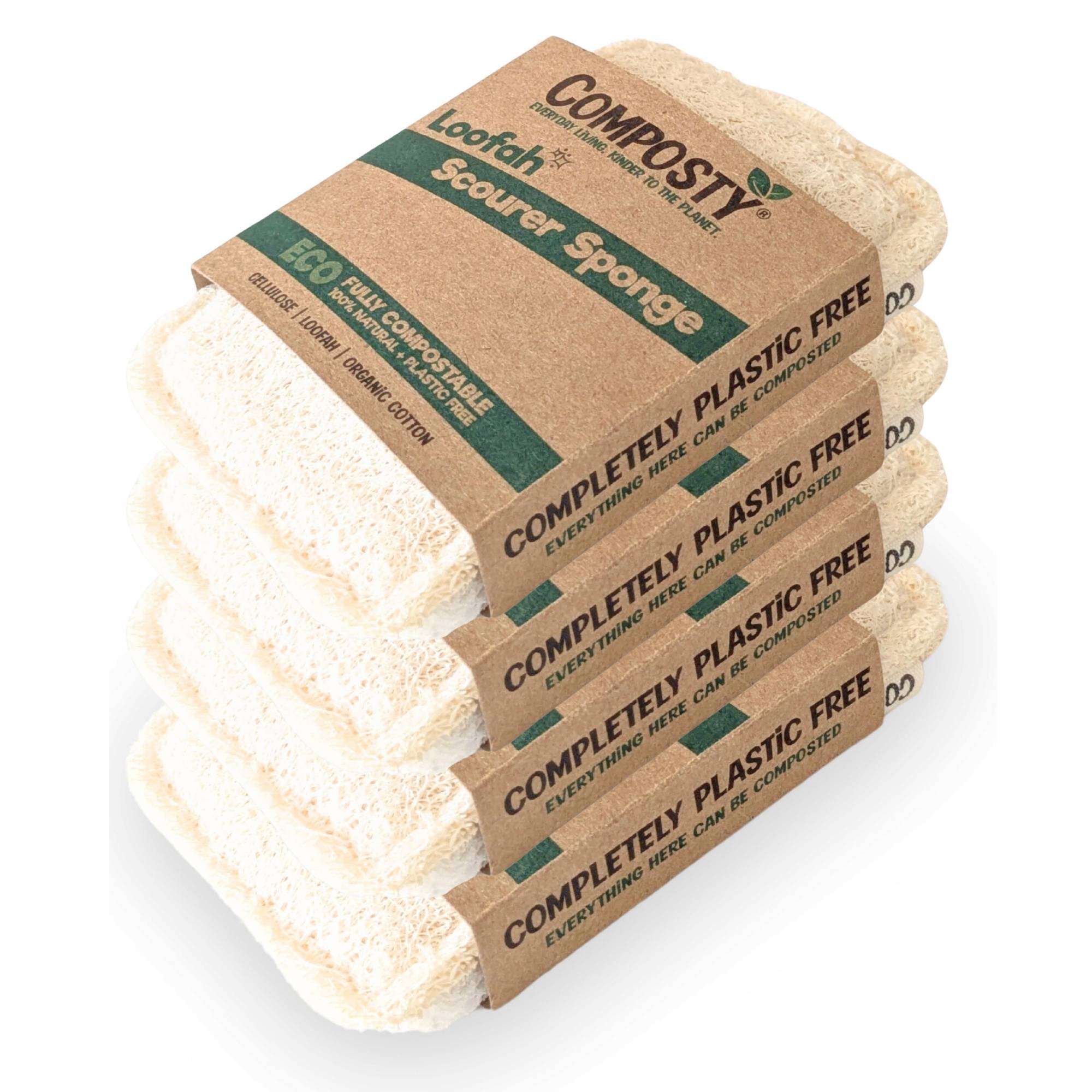 Composty Loofah Scourer Eco Sponges