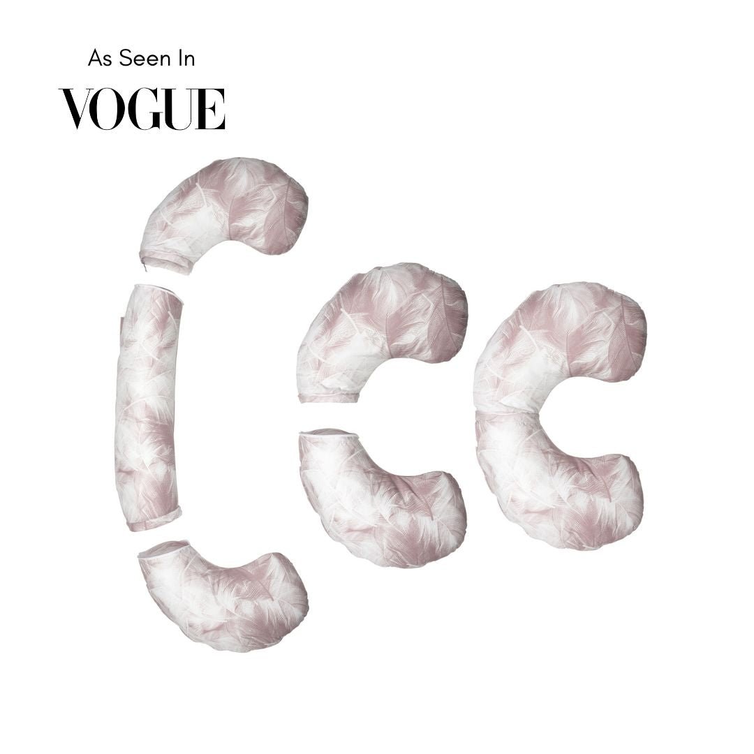 5 - in - 1 Cocoon Breastfeeding Pillow - Feather Nest - Baby&More