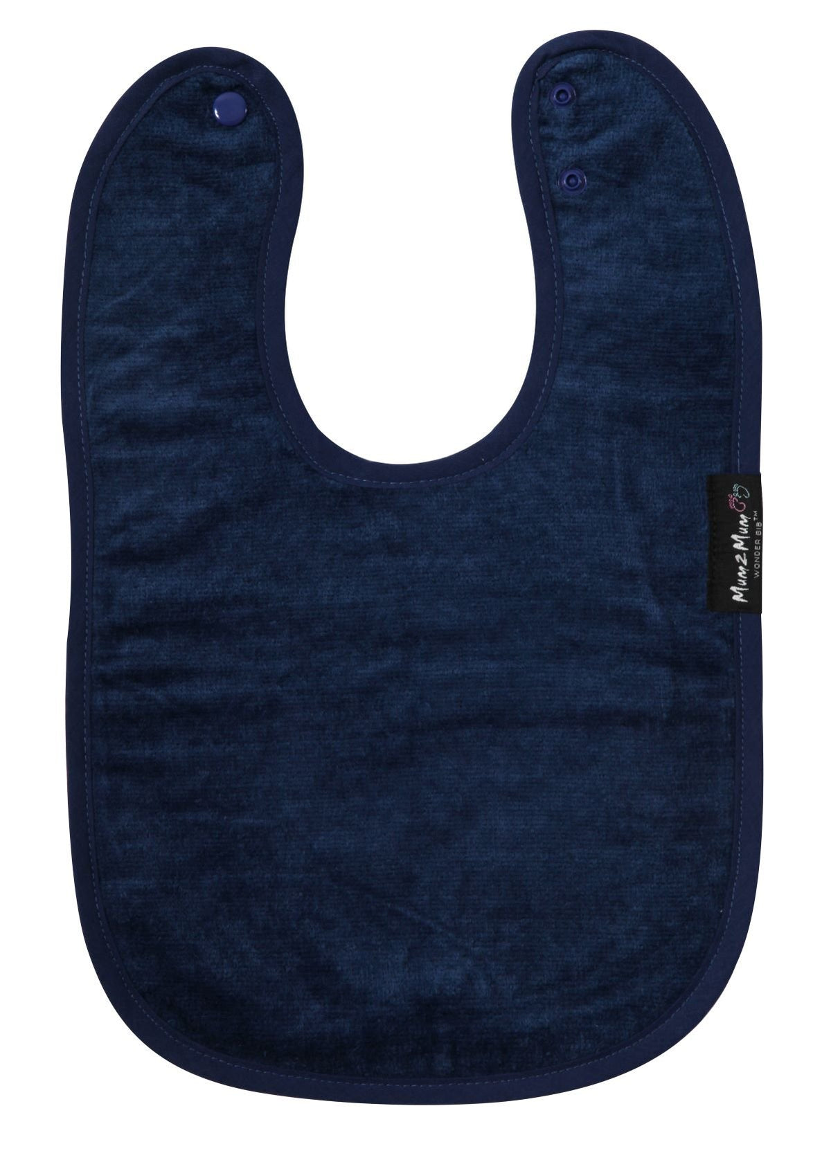 5 PACK - Mum 2 Mum Standard Wonder Bib - Blues - Baby&More