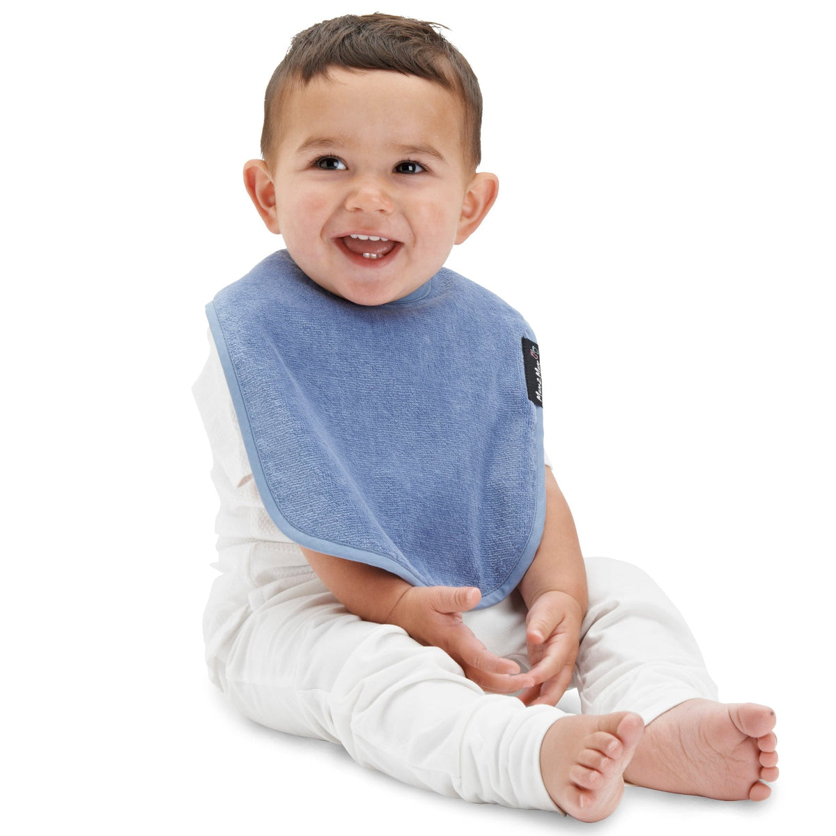 5 PACK - Mum 2 Mum Standard Wonder Bib - Blues - Baby&More