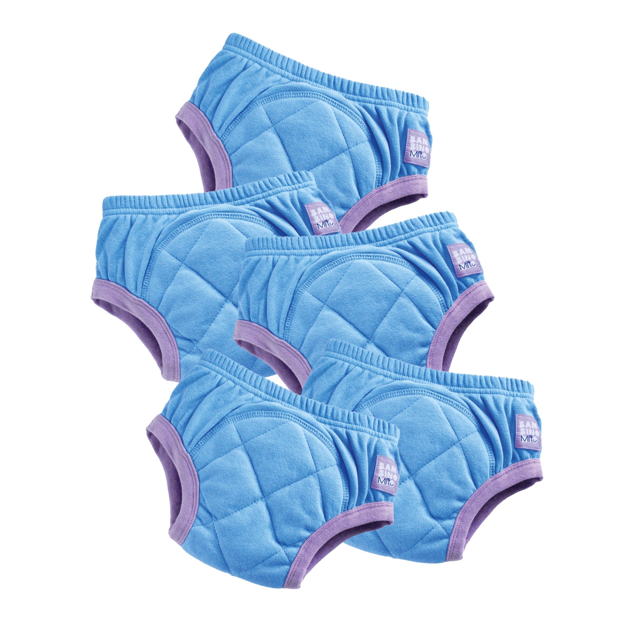 5 Pack Reusable Potty Training Pants - Sky Blue - Enhanced Design - Baby&More