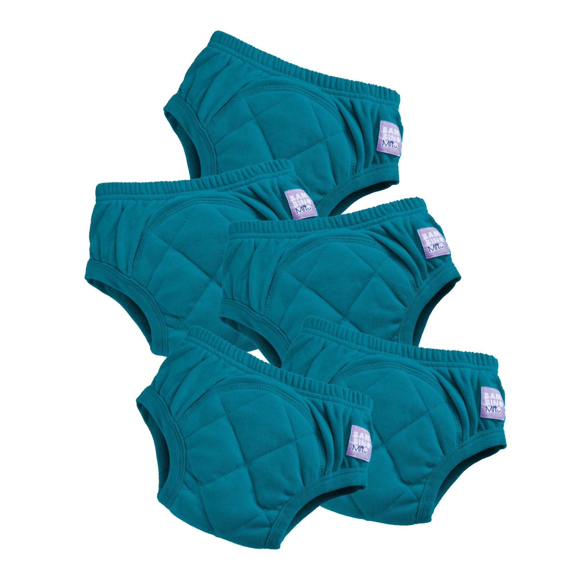 5 Pack Reusable Potty Training Pants - Teal - Enhanced Design - Baby&More
