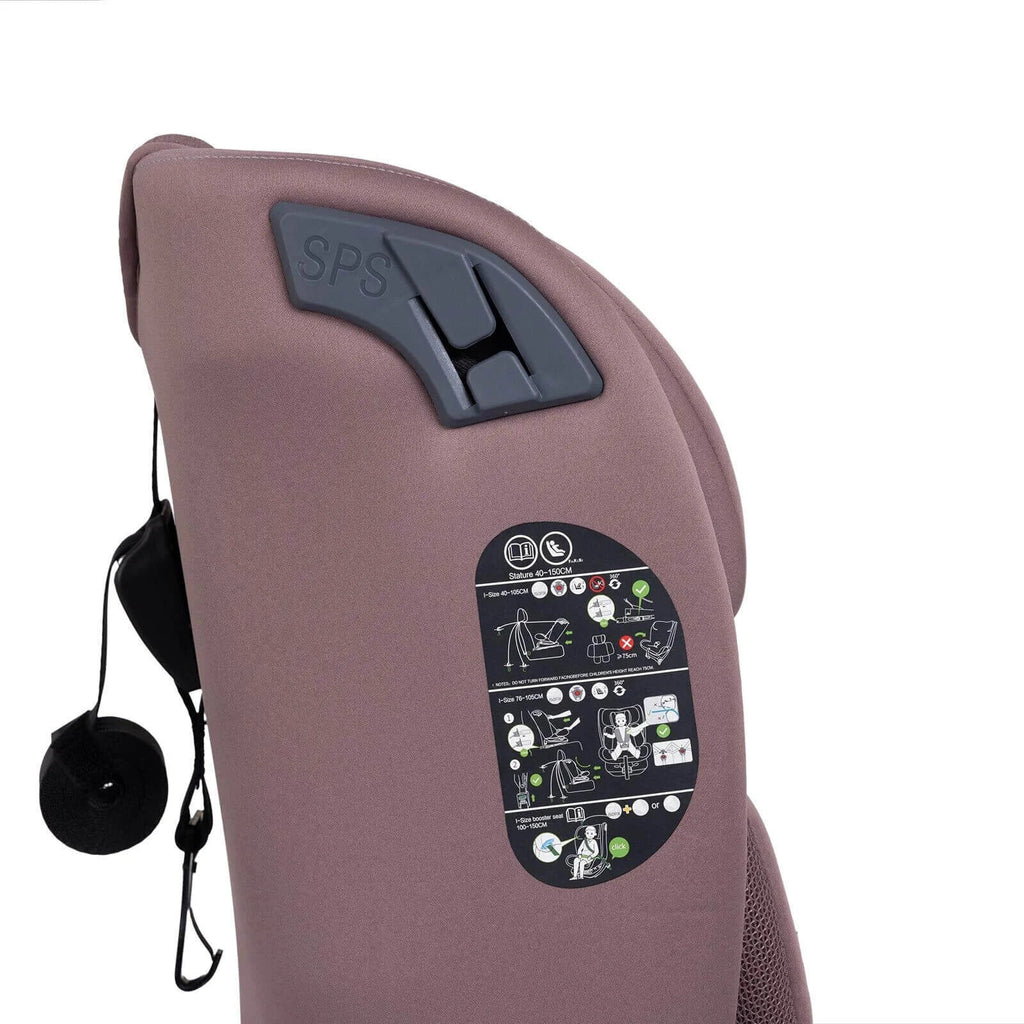 baby plus Pixi i-Size Group 0+/1/2/3 (Birth to 12 Years) Car Seat - Pink