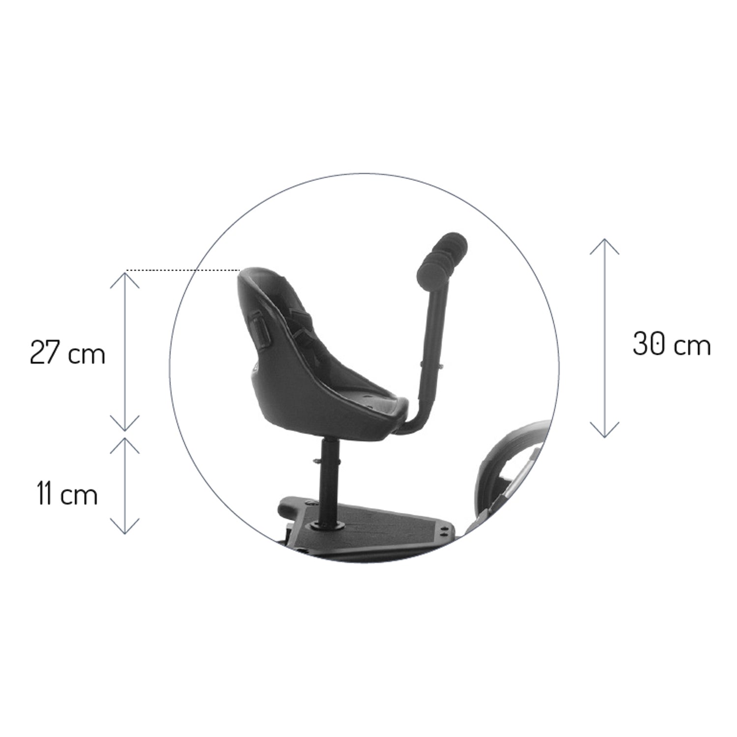 Be Cool Skate Universal Buggy Platform + Seat Unit – Seated or Standing Ride-On Board for Second Child