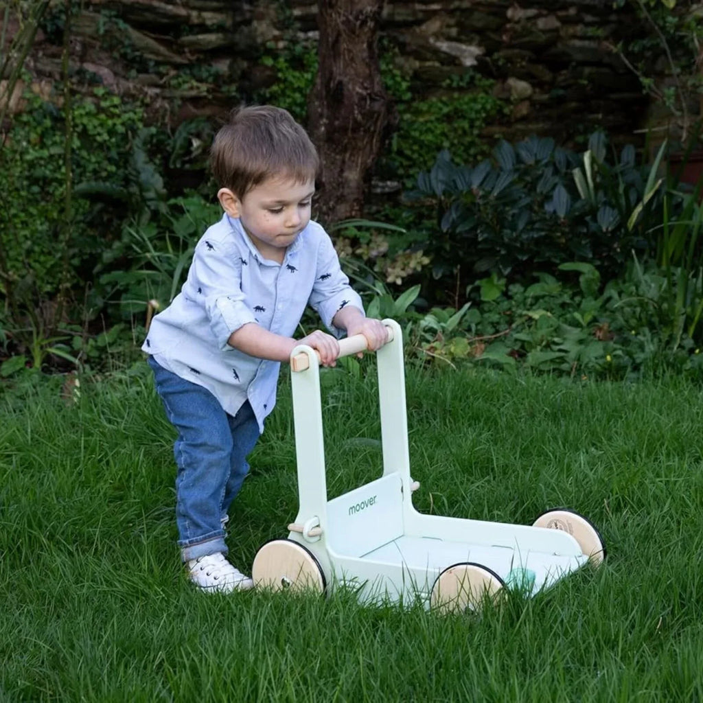 Wooden Moover Baby Walker - Sage Green