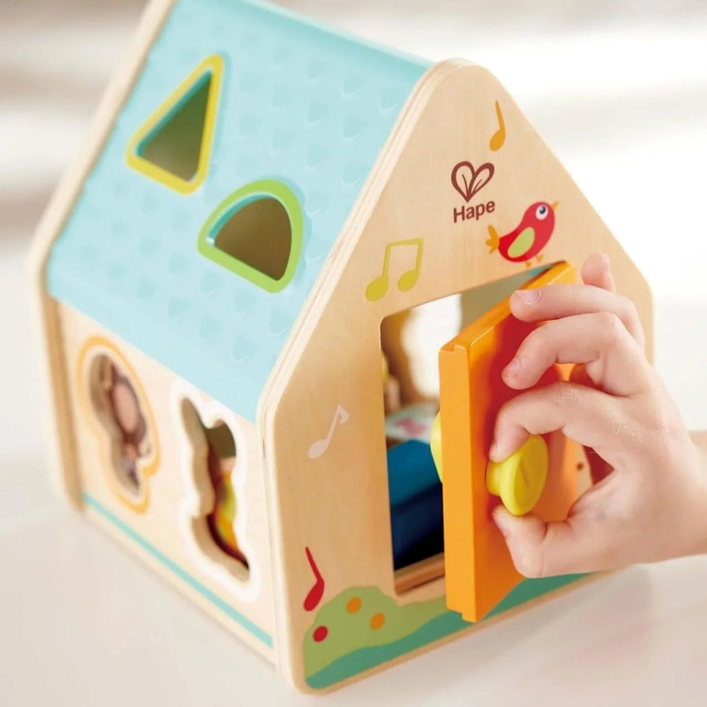 Hape Critter Wooden House Shape Sorter