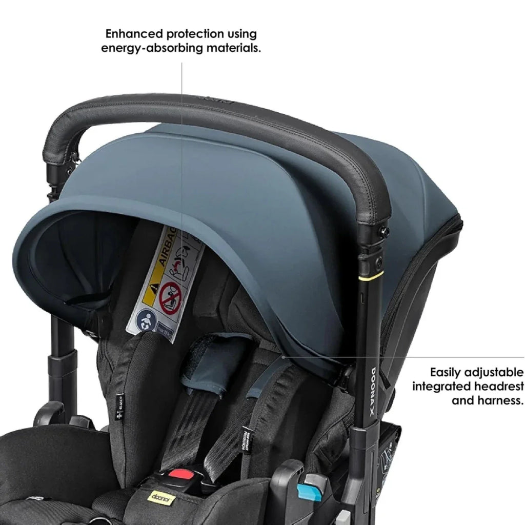 Doona X Infant Car Seat Group 0+ & Stroller - Ocean Blue
