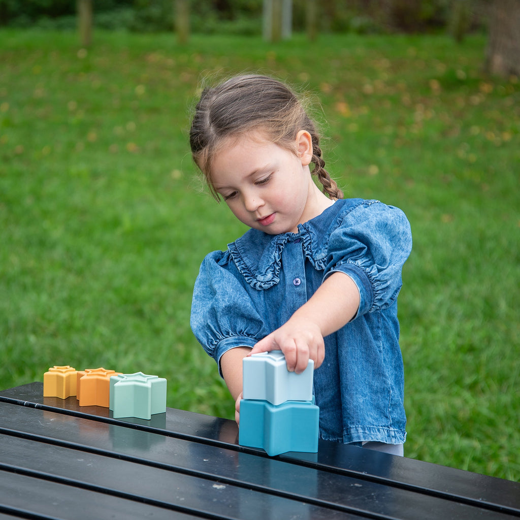 SiliSoft® Star Stacking Cups - Neutral