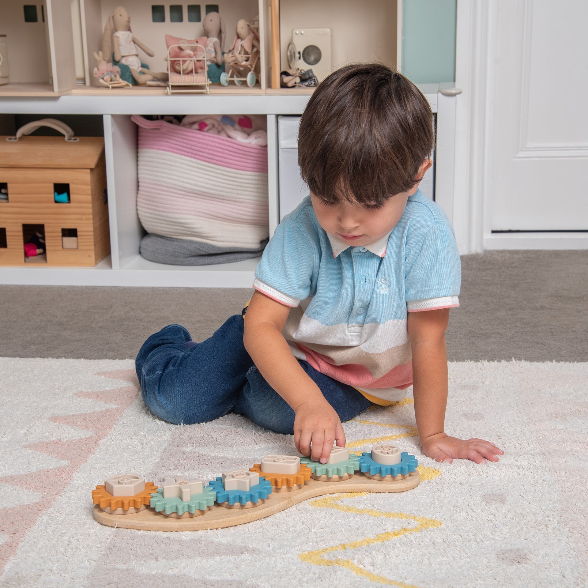 SiliSoft® Gears Puzzle - Neutral