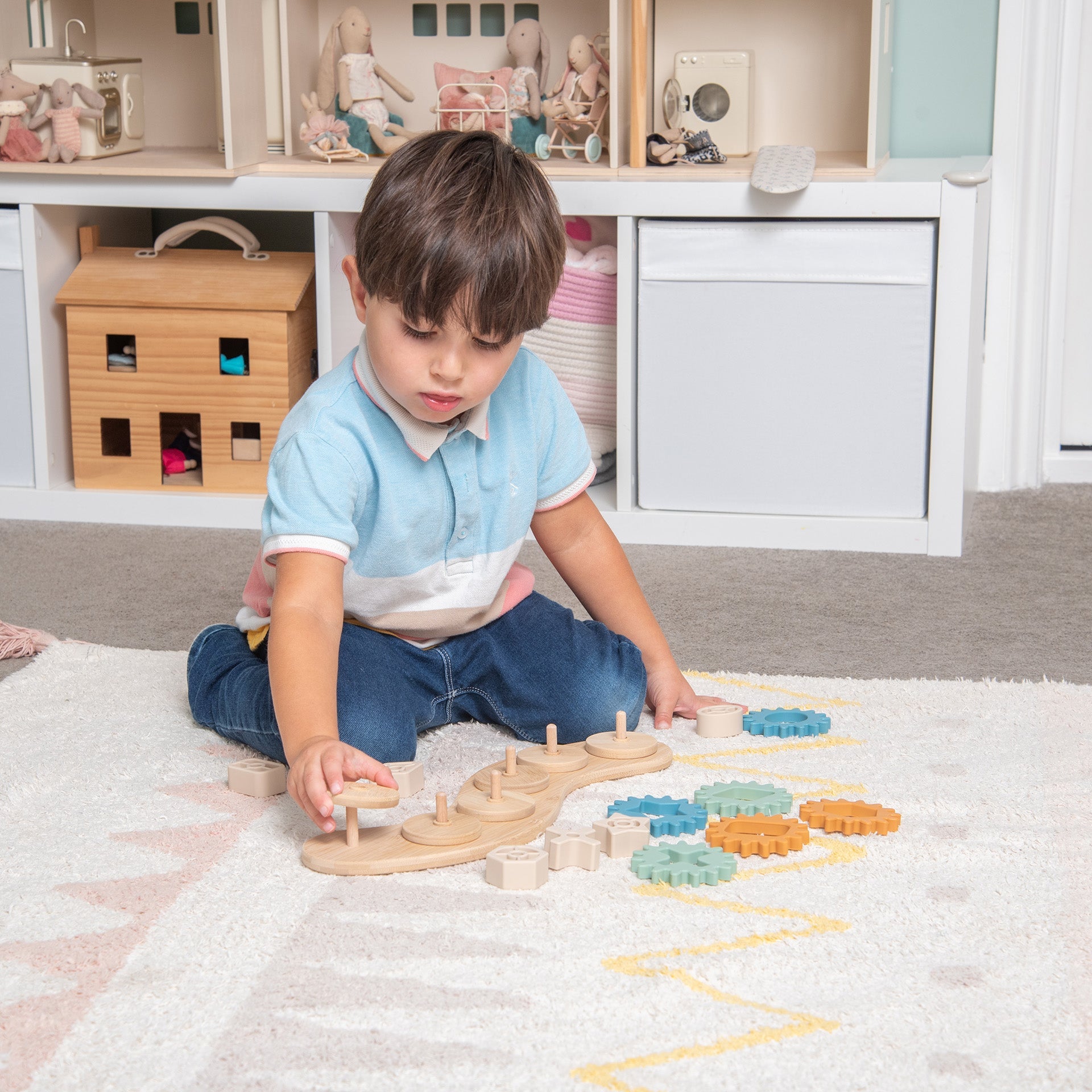 SiliSoft® Gears Puzzle - Neutral
