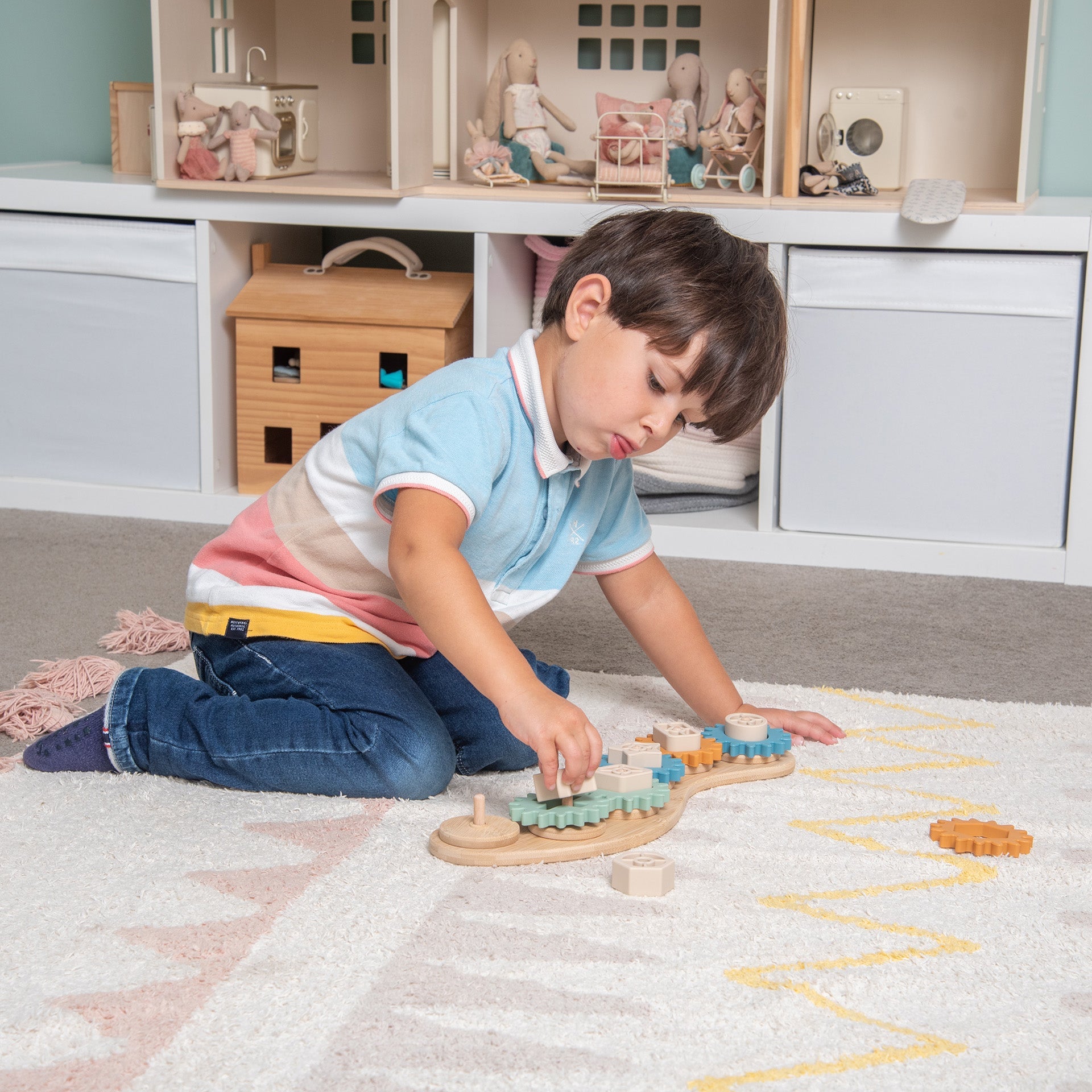 SiliSoft® Gears Puzzle - Neutral