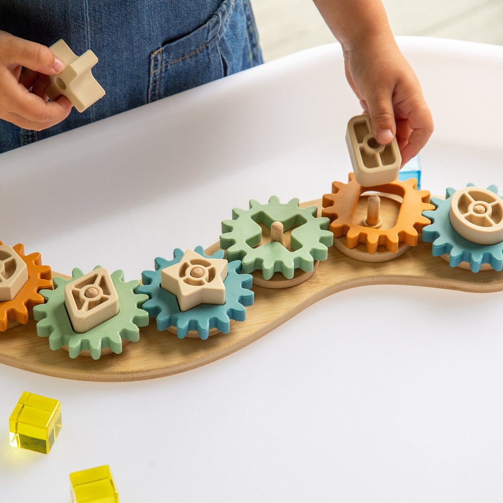 SiliSoft® Gears Puzzle - Neutral