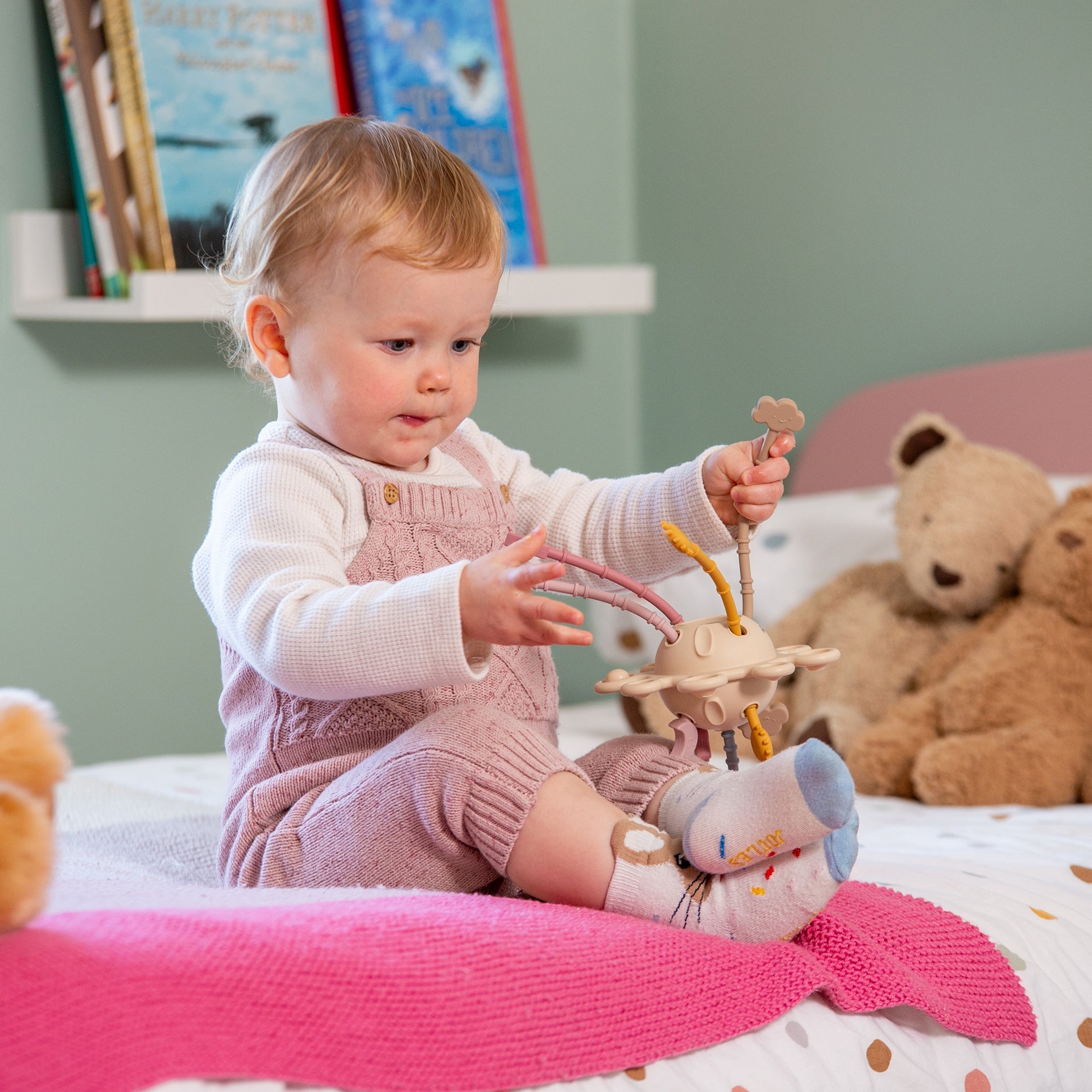 SiliSoft® Zip Pull Toy - Earth