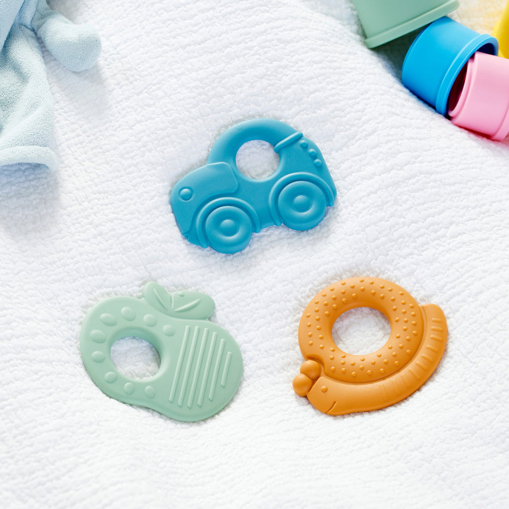 SiliSoft® Sensory Teethers Set - Neutral