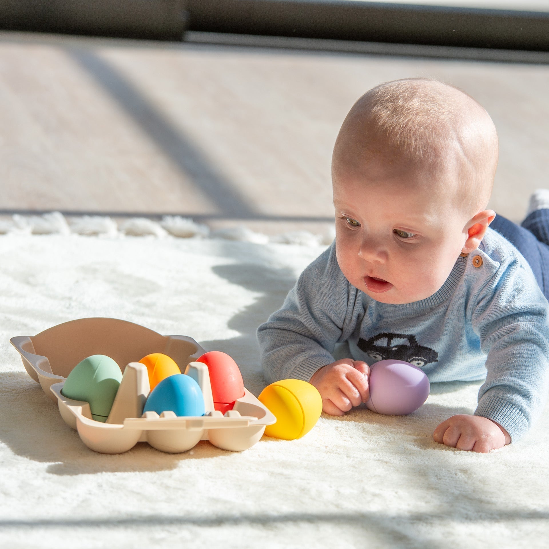SiliSoft® Sensory Eggs - Rainbow