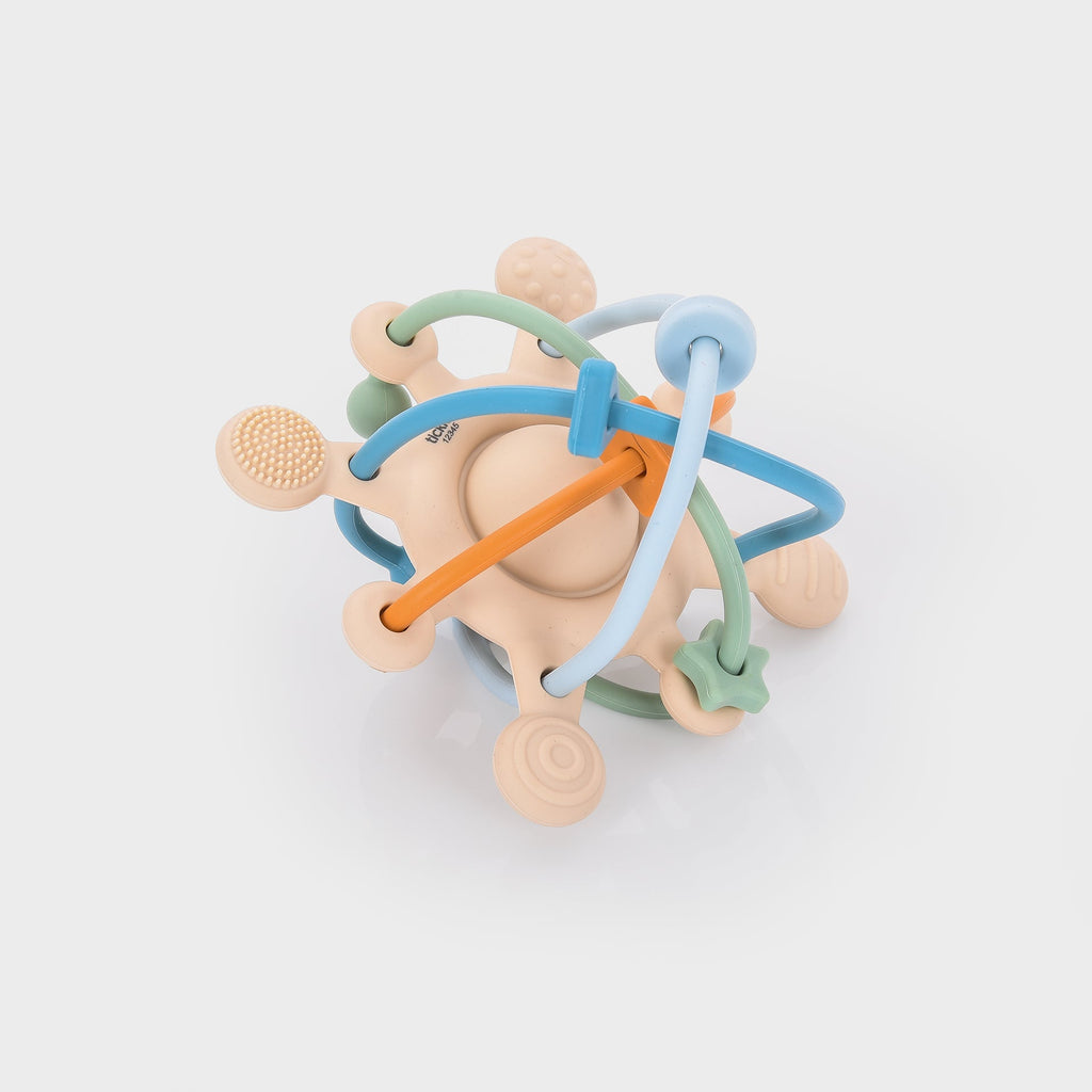 Silisoft Fidget Rattle - Neutral