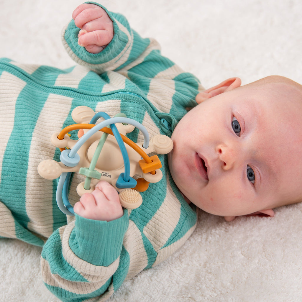 Silisoft Fidget Rattle - Neutral