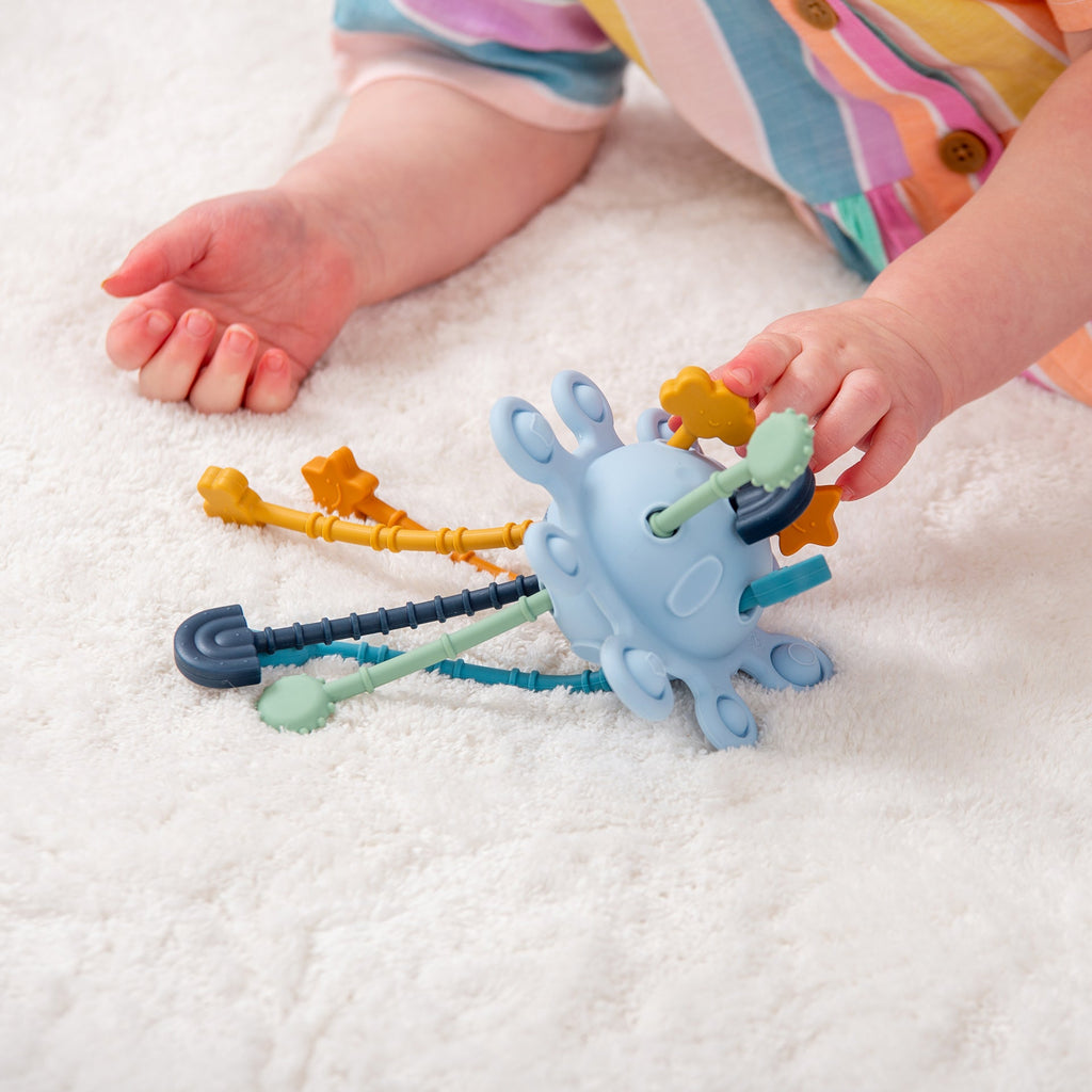 Silisoft Zip Pull Toy - Neutral