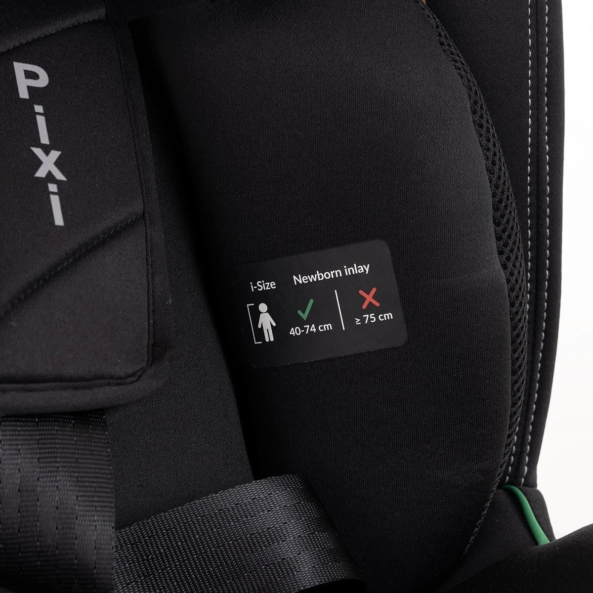 baby plus Pixi i-Size Group 0+/1/2/3 (Birth to 12 Years) Car Seat - Black
