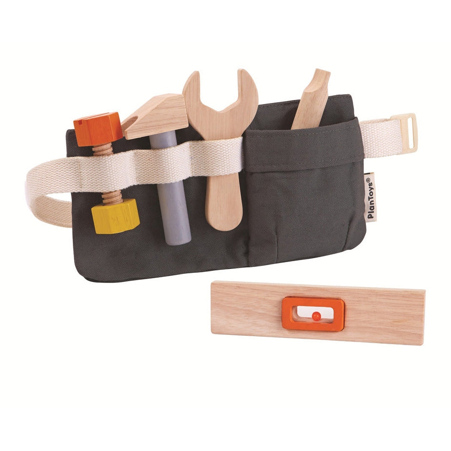 PlanToys Tool Belt with Wooden Tools