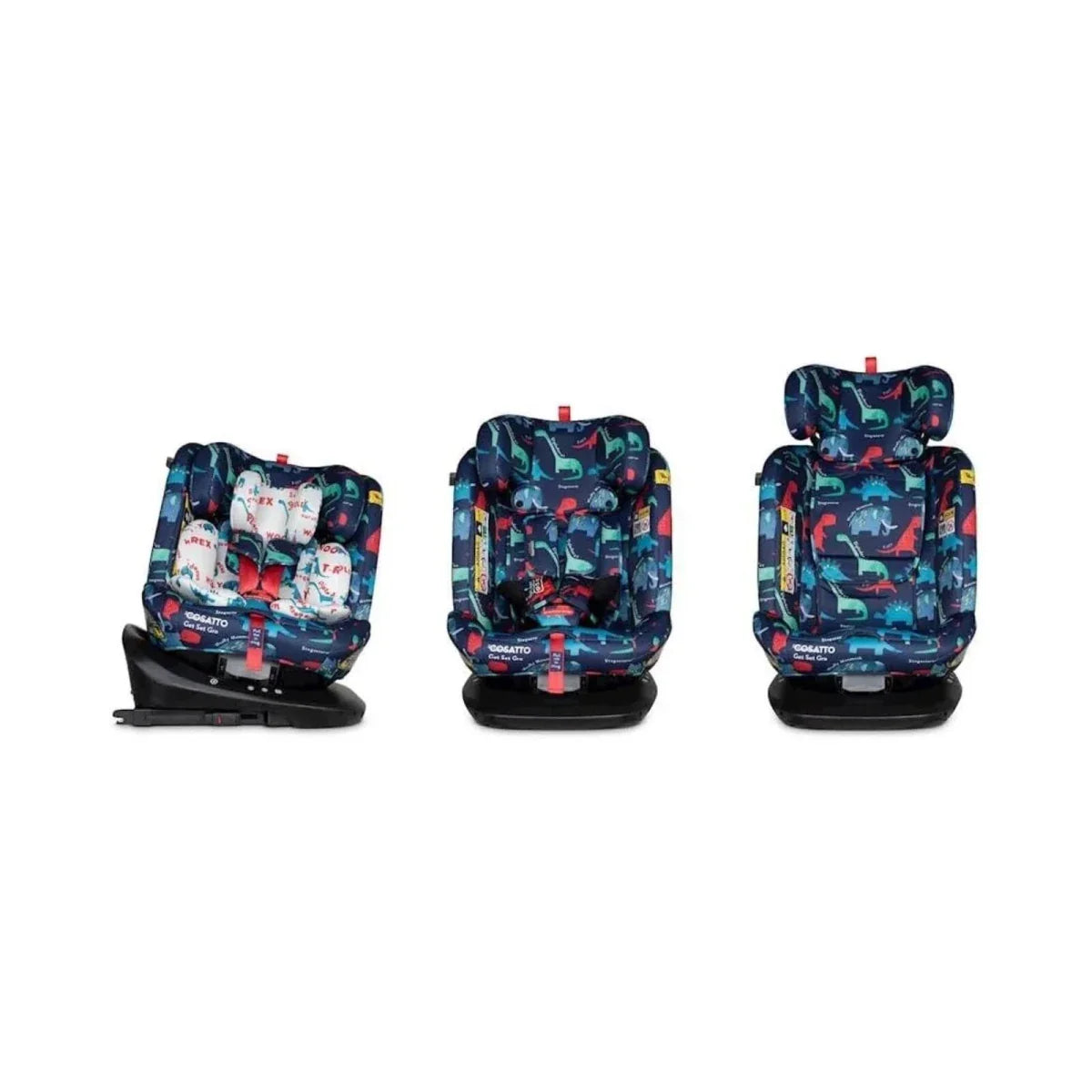 Cosatto Get Set Grow i-Size 360 Group 0+/1/2/3 Car Seat - D Is For Dino