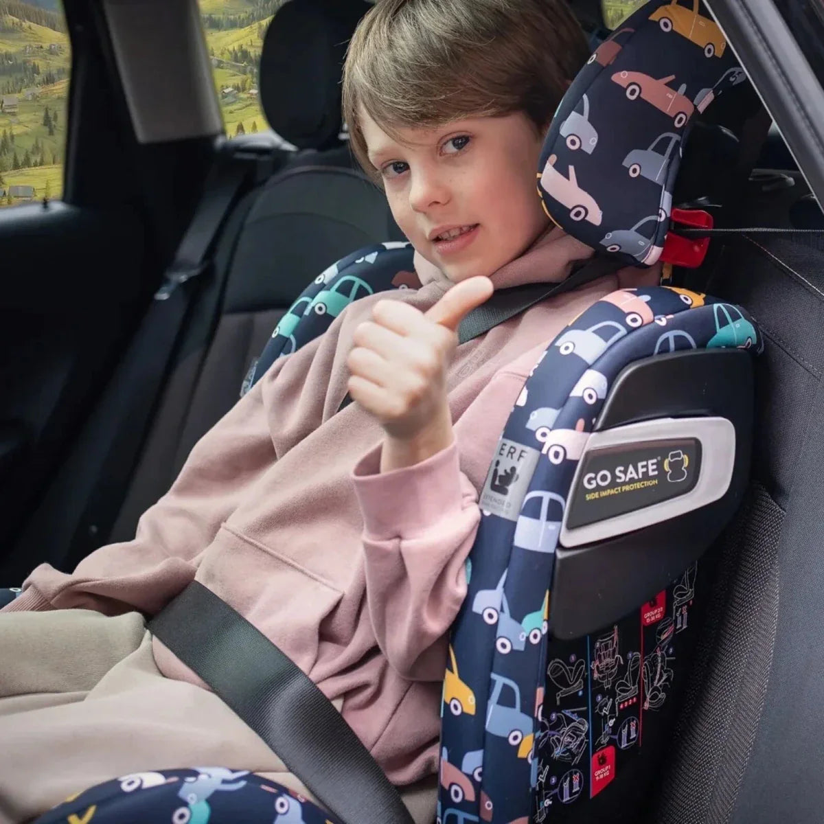 Cosatto All in All 360 Rotate i-Size Group 0+/1/2/3 Car Seat - Charcoal Mister Fox