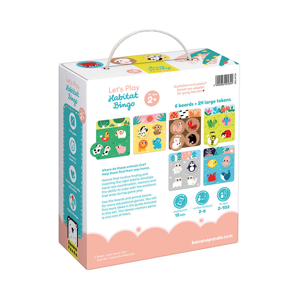 Banana Panda Habitat Bingo Game