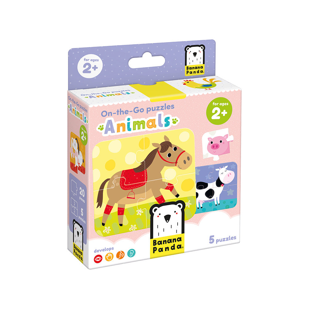 Banana Panda On-the-Go Animal Puzzle