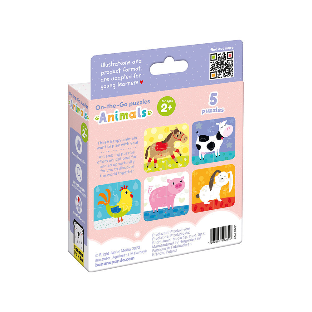 Banana Panda On-the-Go Animal Puzzle