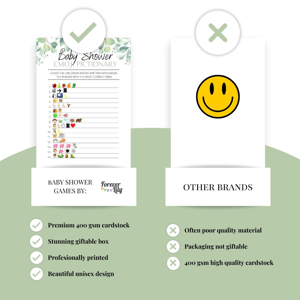 ForeverLily - Baby Shower Games Bundle - 6 Game Bundle