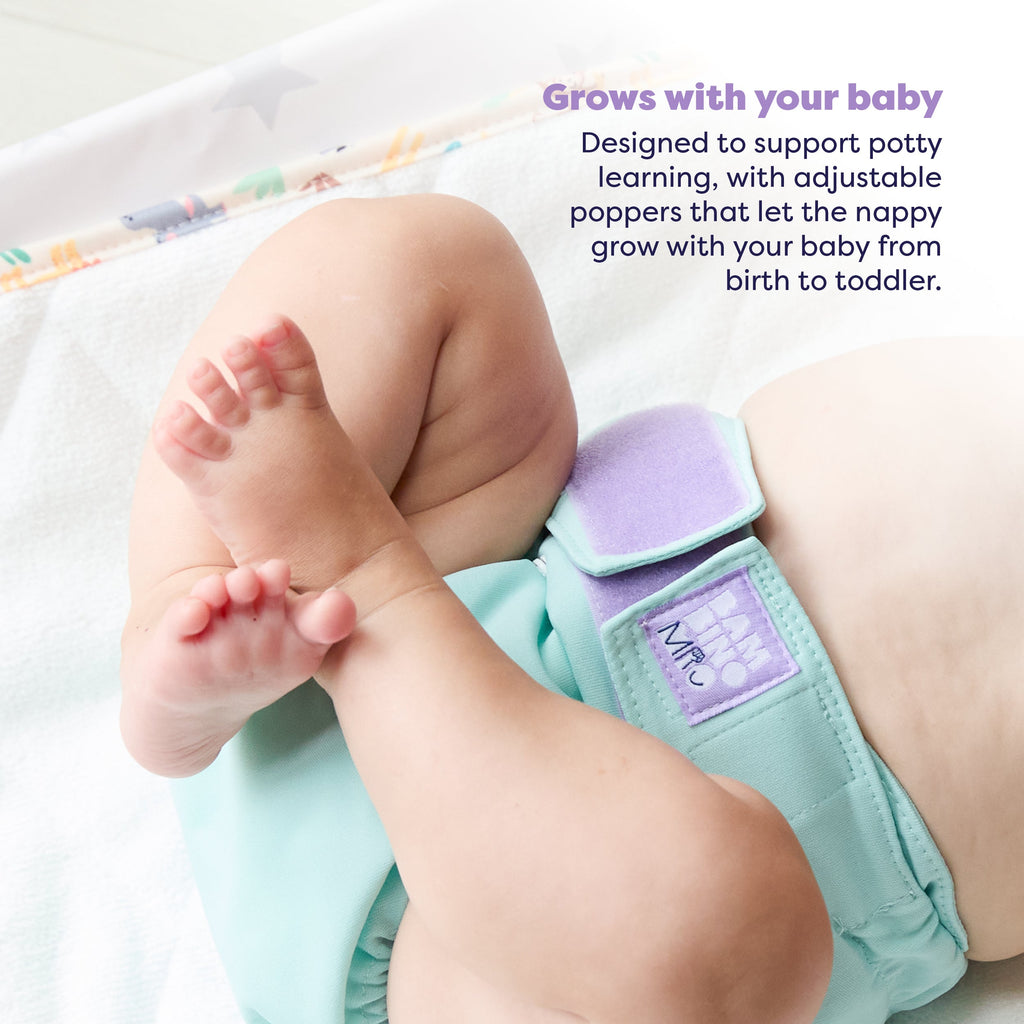 Bambino Mio Revolutionary Reusable Nappy - Aqua