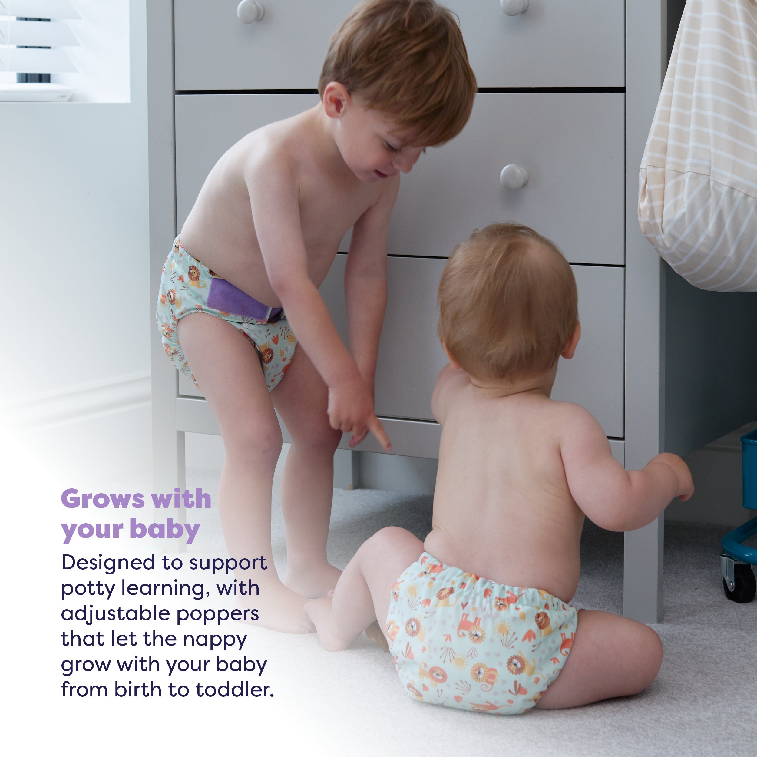 The Essentials Reusable Nappy Bundle - Wild Life