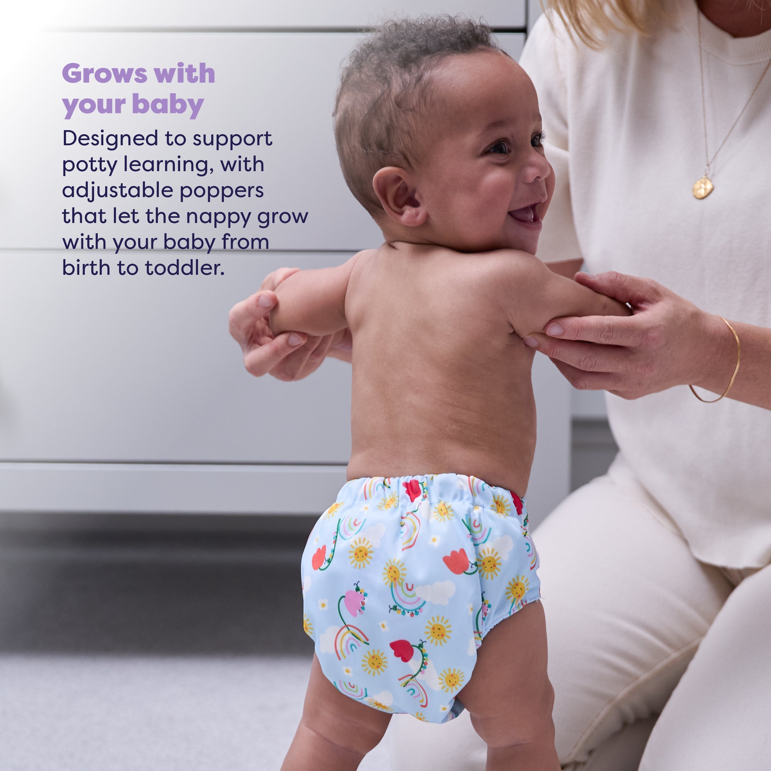 Bambino Mio Revolutionary Reusable Nappy - Happy Days