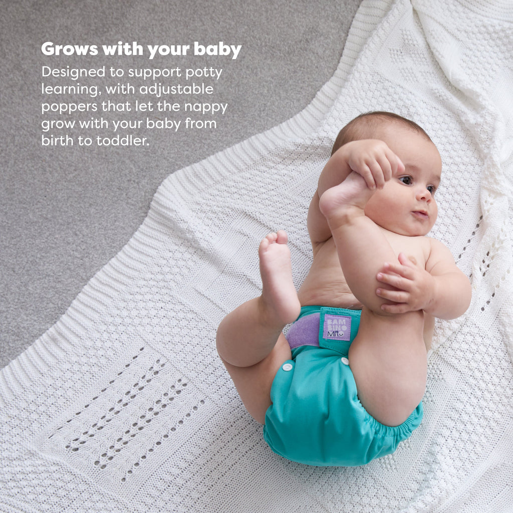 Bambino Mio Revolutionary Reusable Nappy - Teal